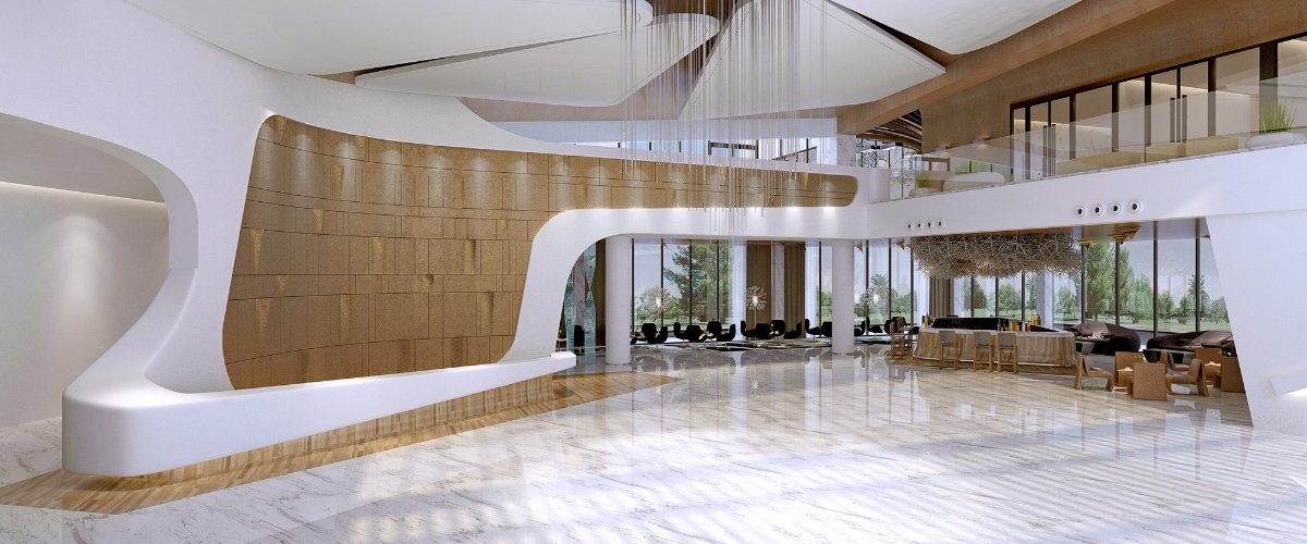 visualización arquitectónica hoteles