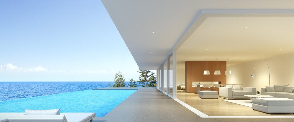 renderización exterior arquitectónica en 3D